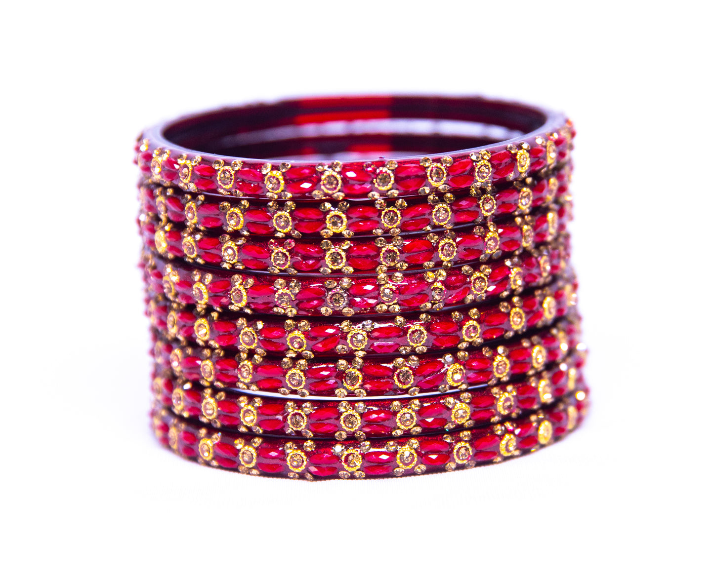Swara Creations Glass Bangles Set for Special Occasions for Women & Girls(Sku229)