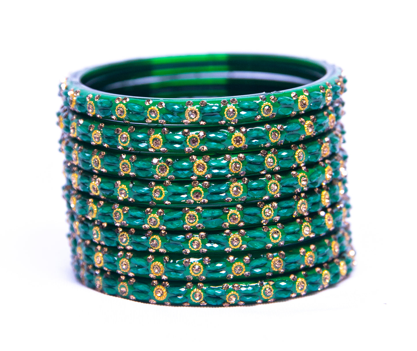 Swara Creations Glass Bangles Set for Special Occasions for Women & Girls(Sku229)