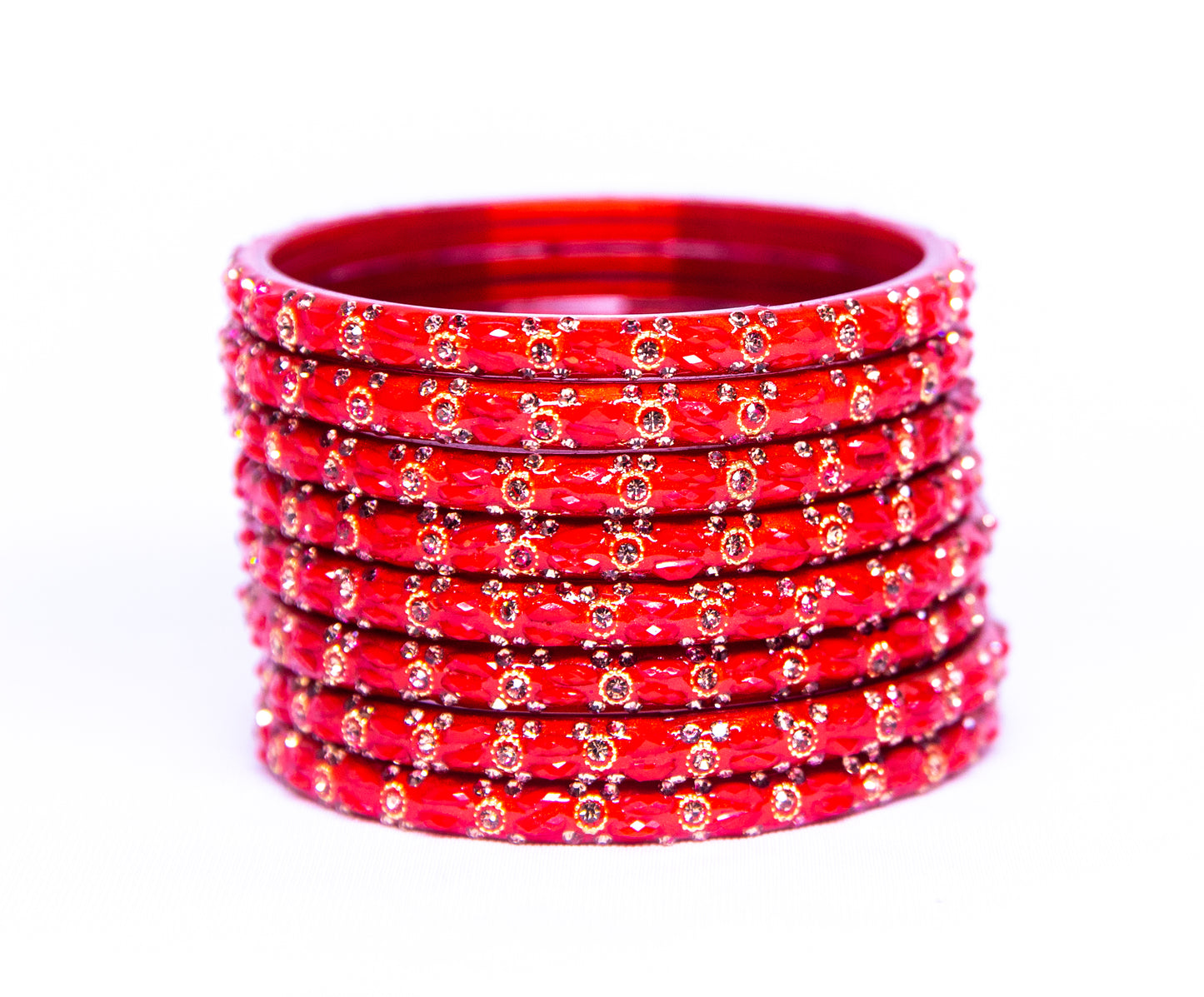Swara Creations Glass Bangles Set for Special Occasions for Women & Girls(Sku229)