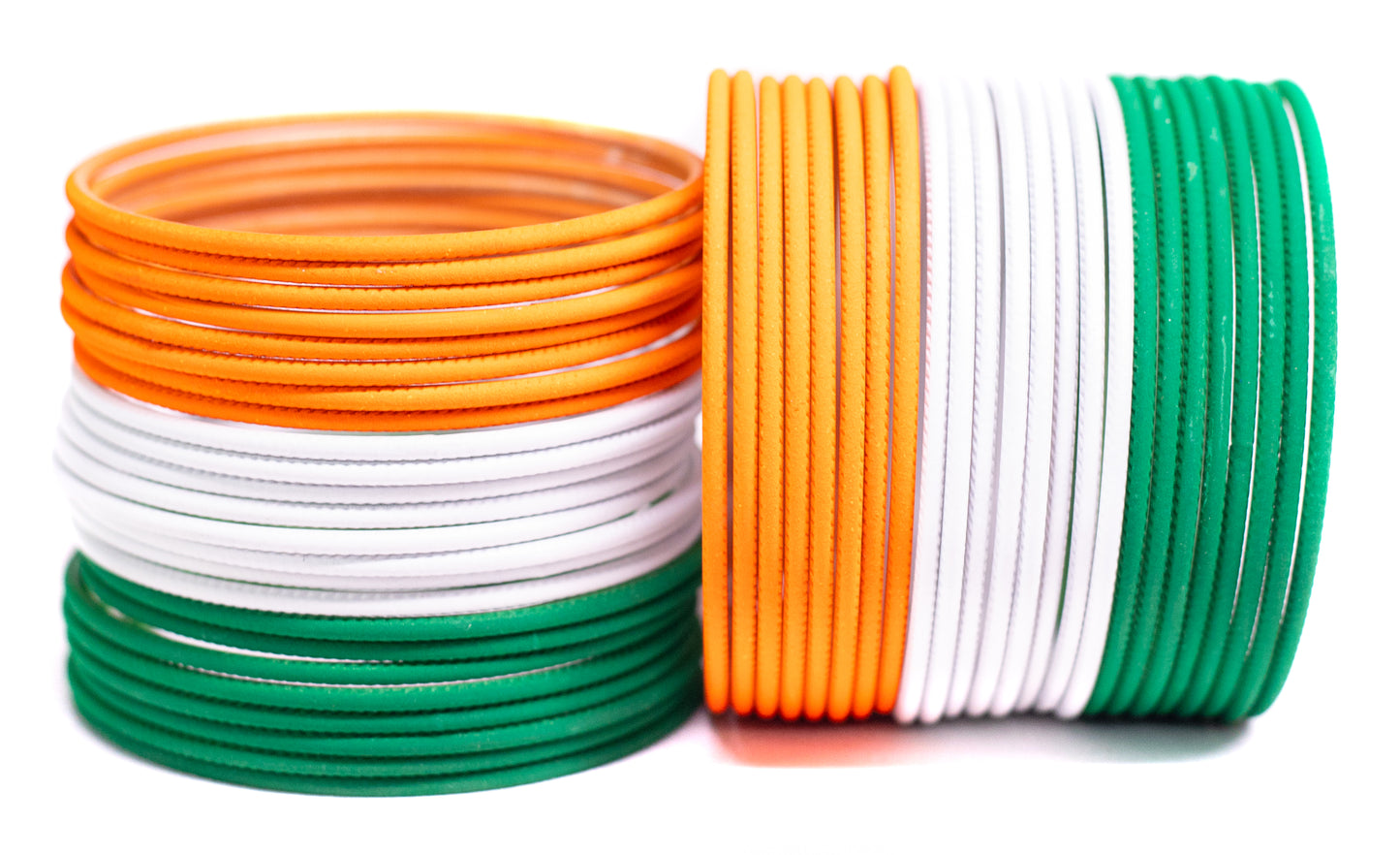 Stone Multicolor Metal Bangles Set