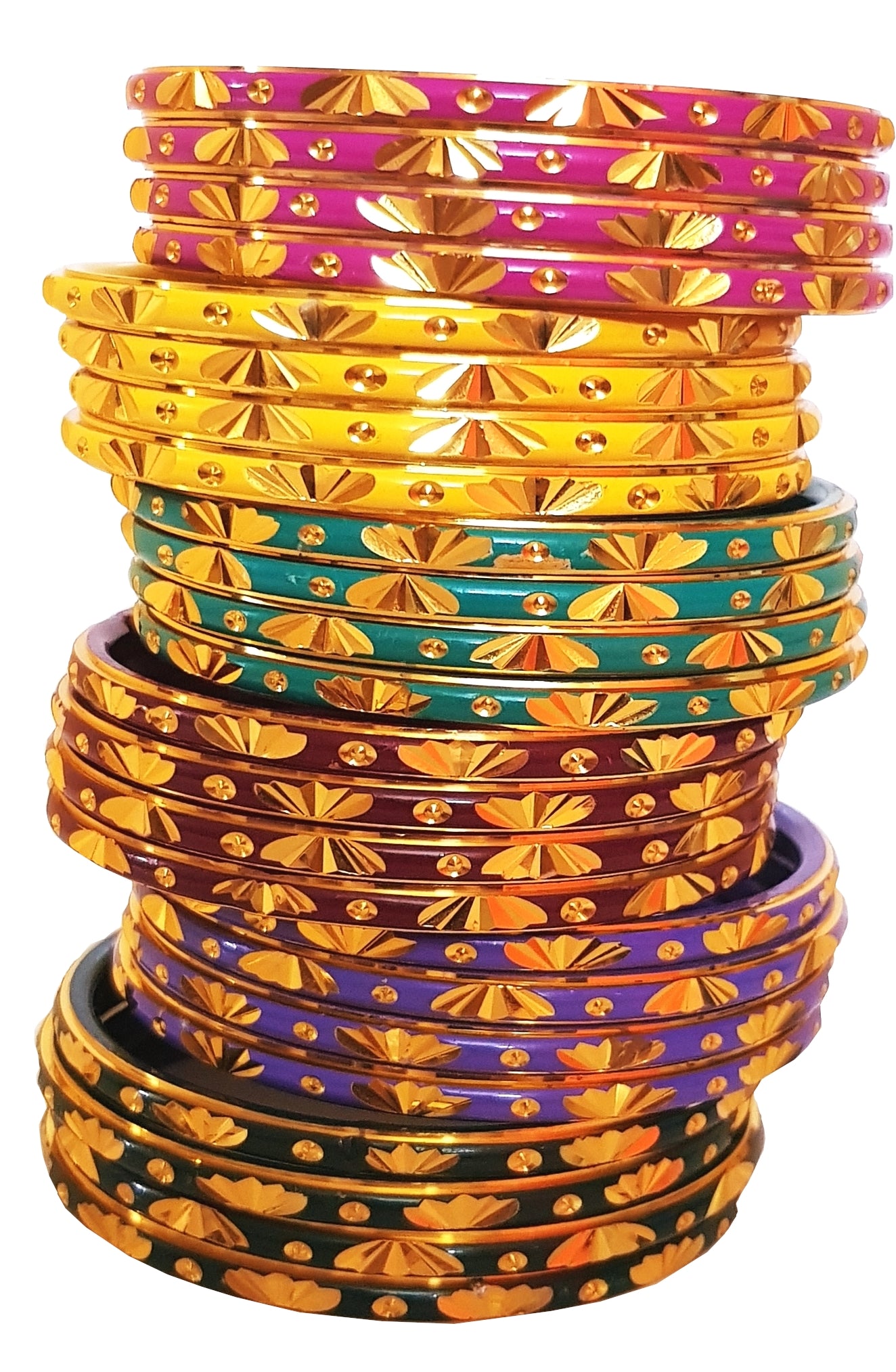 Multicolor Metal Kadas Set