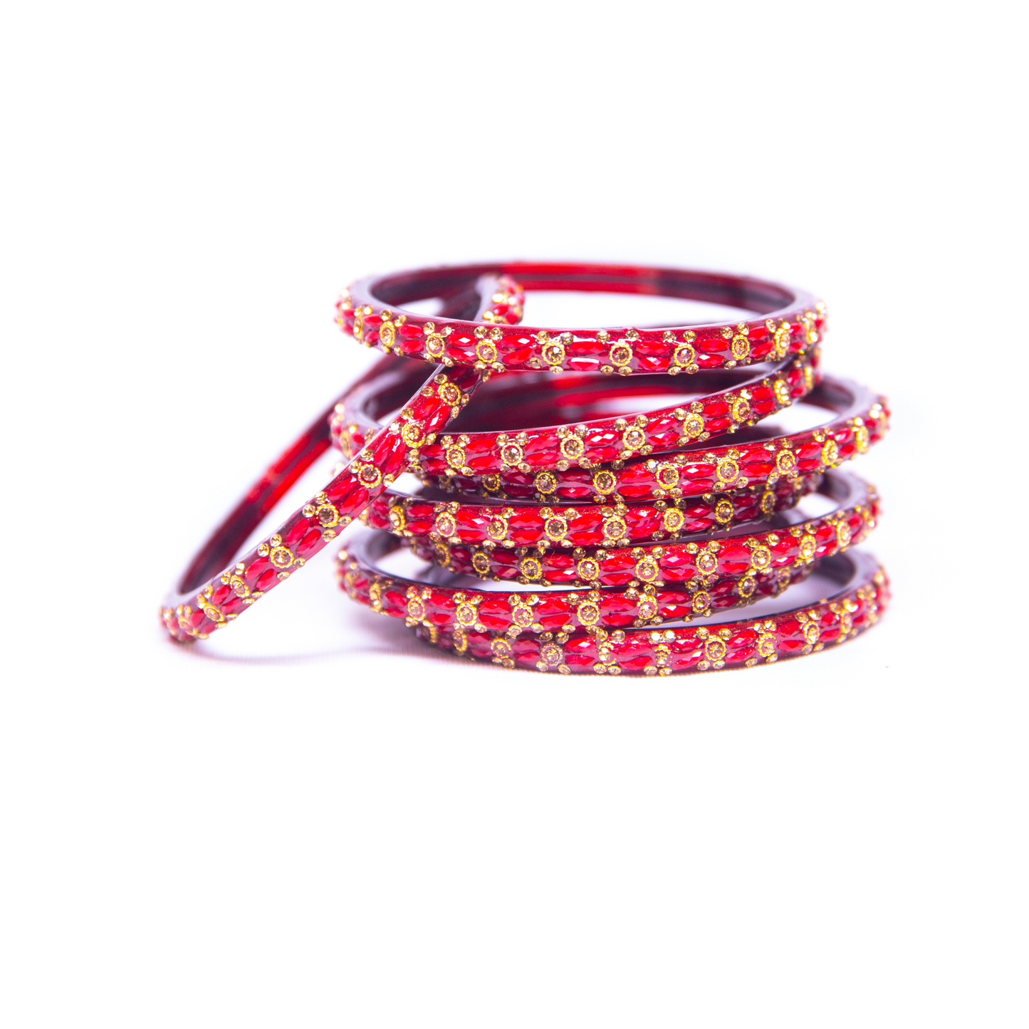 Swara Creations Glass Bangles Set for Special Occasions for Women & Girls(Sku229)