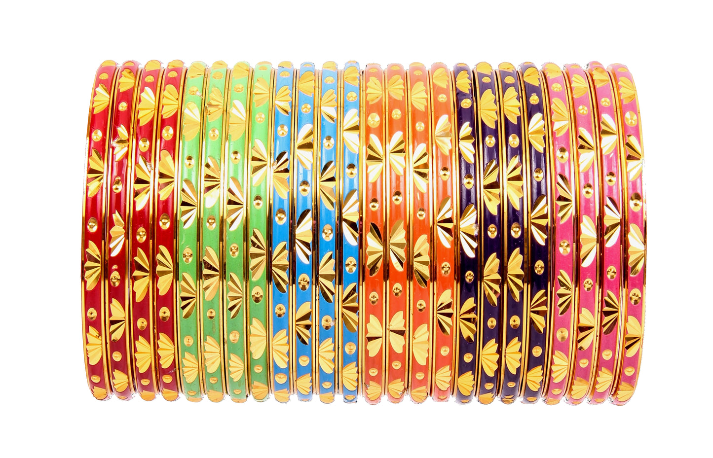 Multicolor Metal Kadas Set