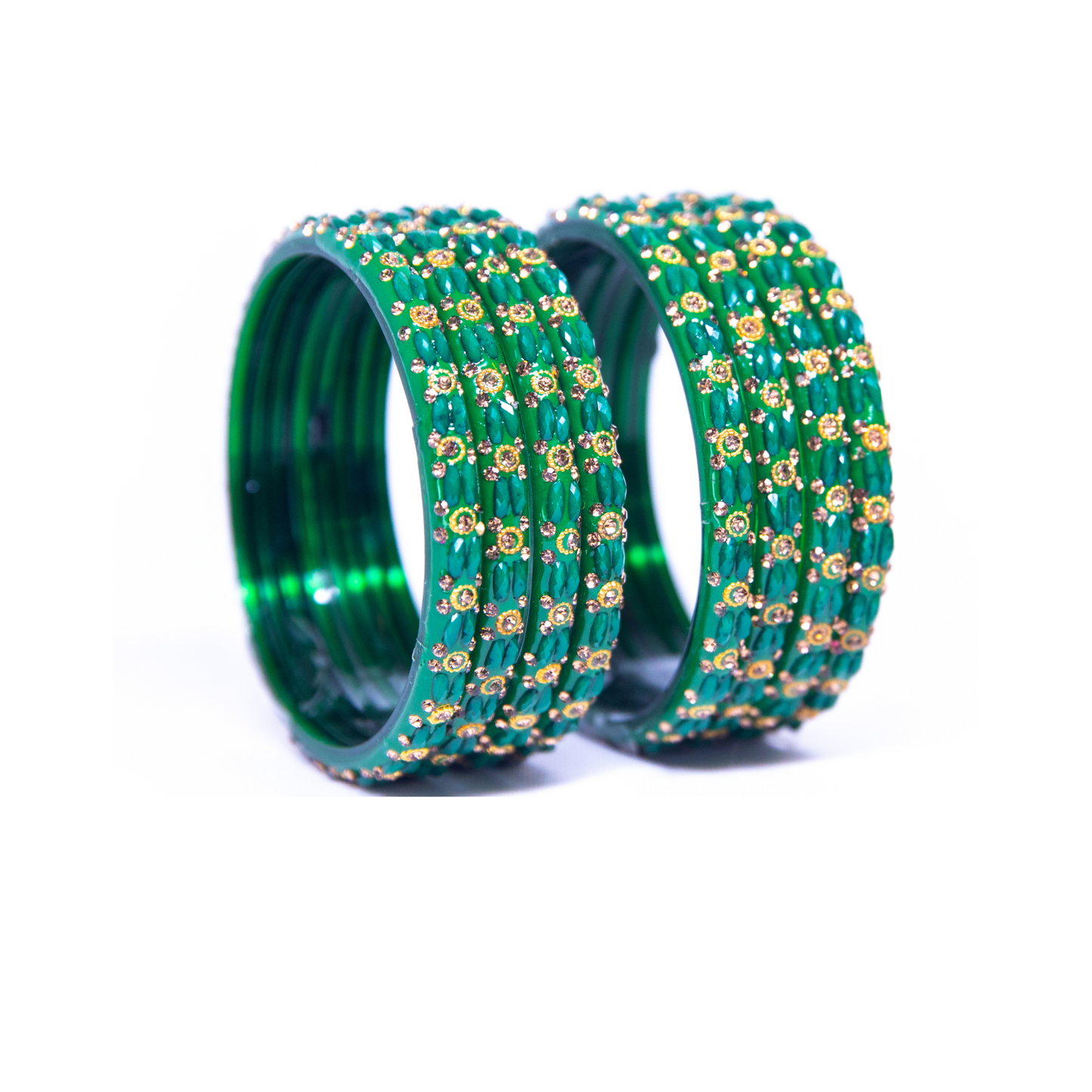 Swara Creations Glass Bangles Set for Special Occasions for Women & Girls(Sku229)