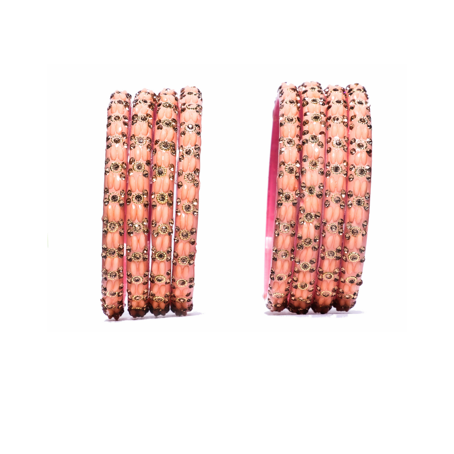Swara Creations Glass Bangles Set for Special Occasions for Women & Girls(Sku229)