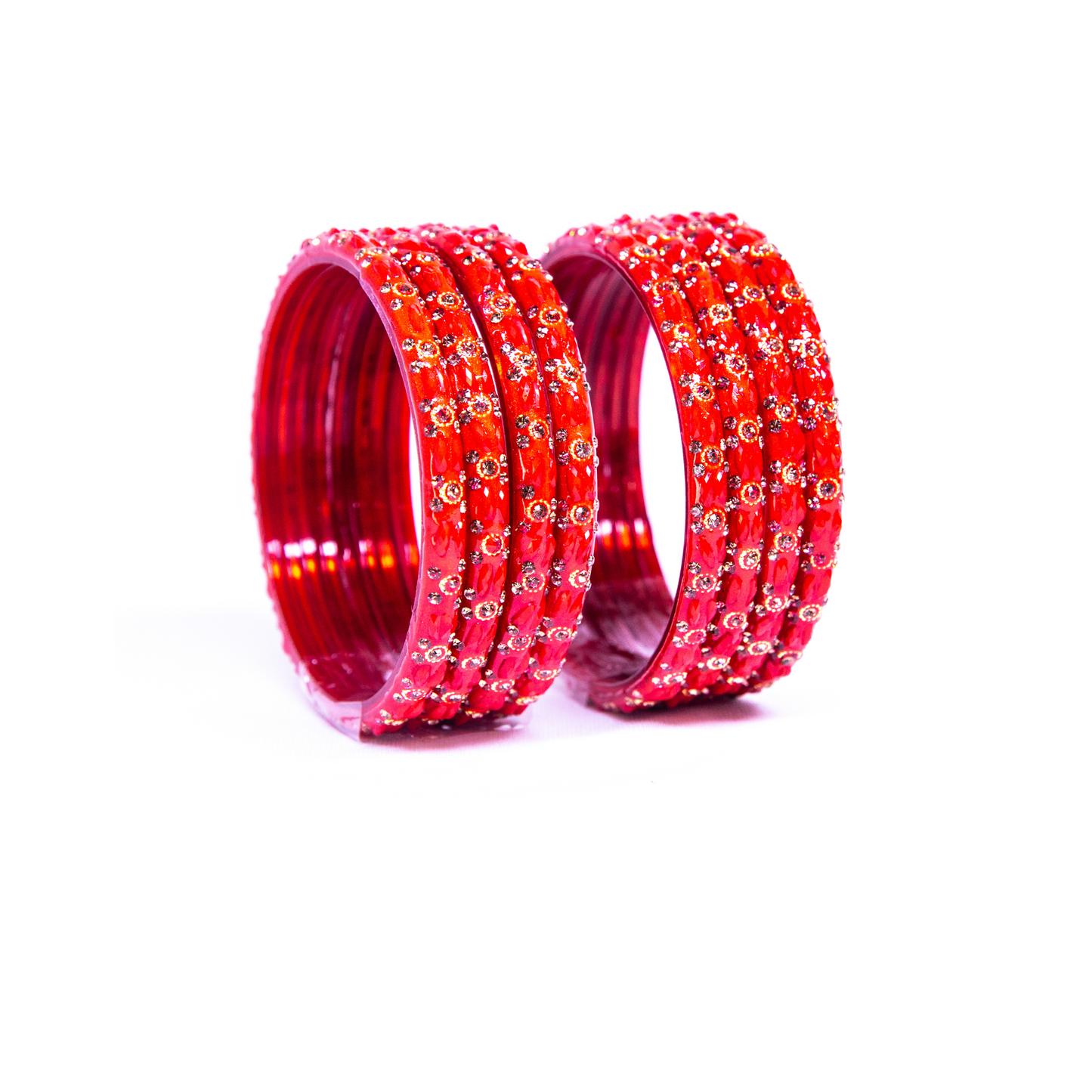 Swara Creations Glass Bangles Set for Special Occasions for Women & Girls(Sku229)