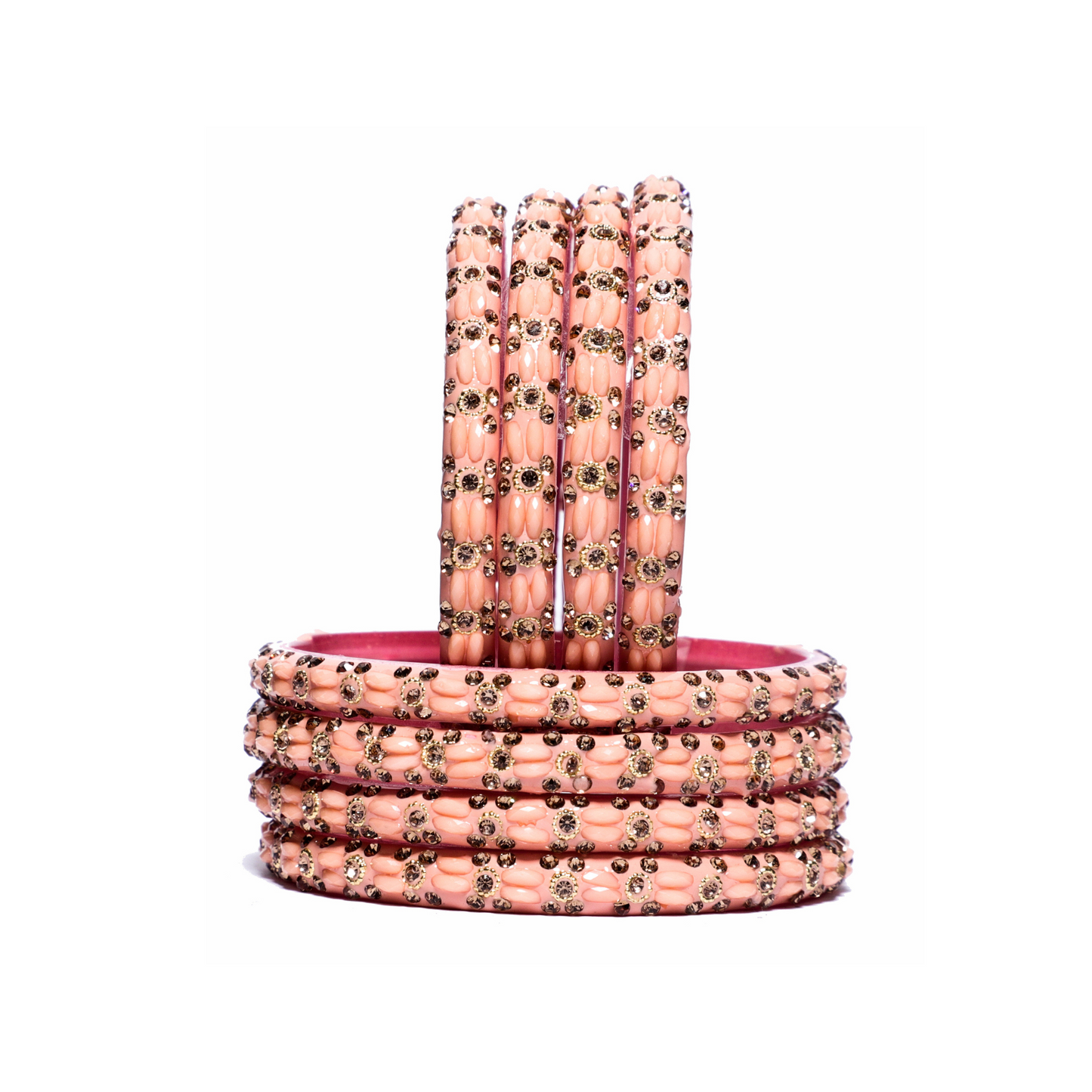 Swara Creations Glass Bangles Set for Special Occasions for Women & Girls(Sku229)