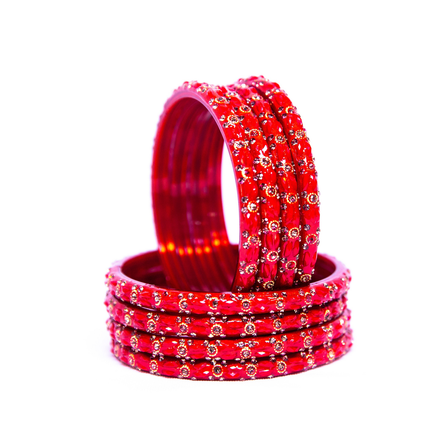Swara Creations Glass Bangles Set for Special Occasions for Women & Girls(Sku229)