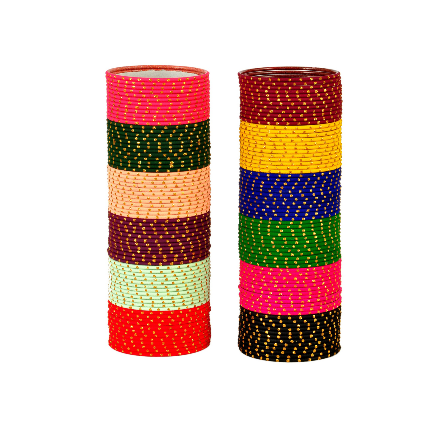 Swara Creations Traditional Metal Bangle/Churi Set, in Multicolor for Women/Girls(SKU304)