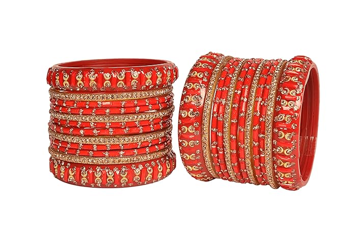 Zirconia Multicolor Glass Kada Set