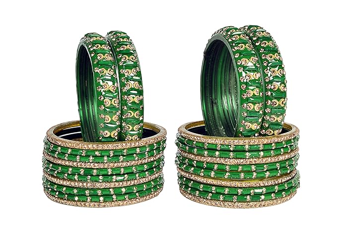 Zirconia Multicolor Glass Kada Set