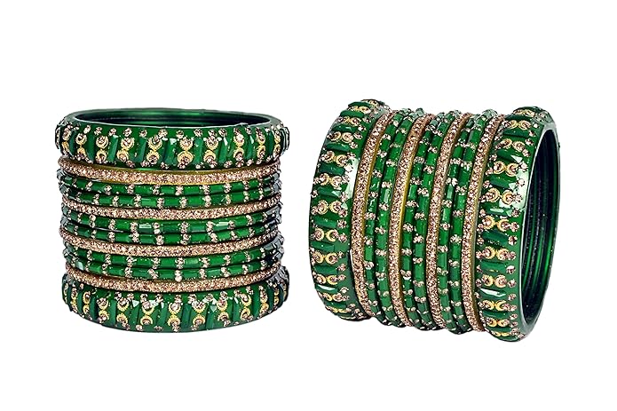 Zirconia Multicolor Glass Kada Set