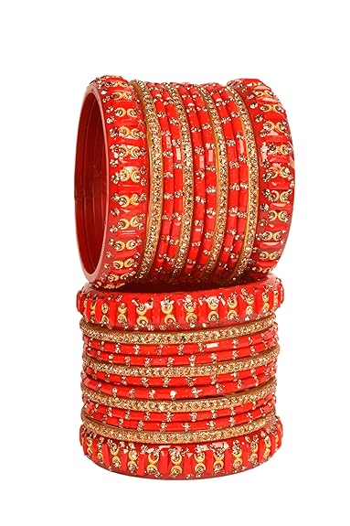 Zirconia Multicolor Glass Kada Set