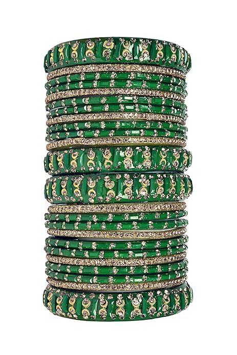 Zirconia Multicolor Glass Kada Set