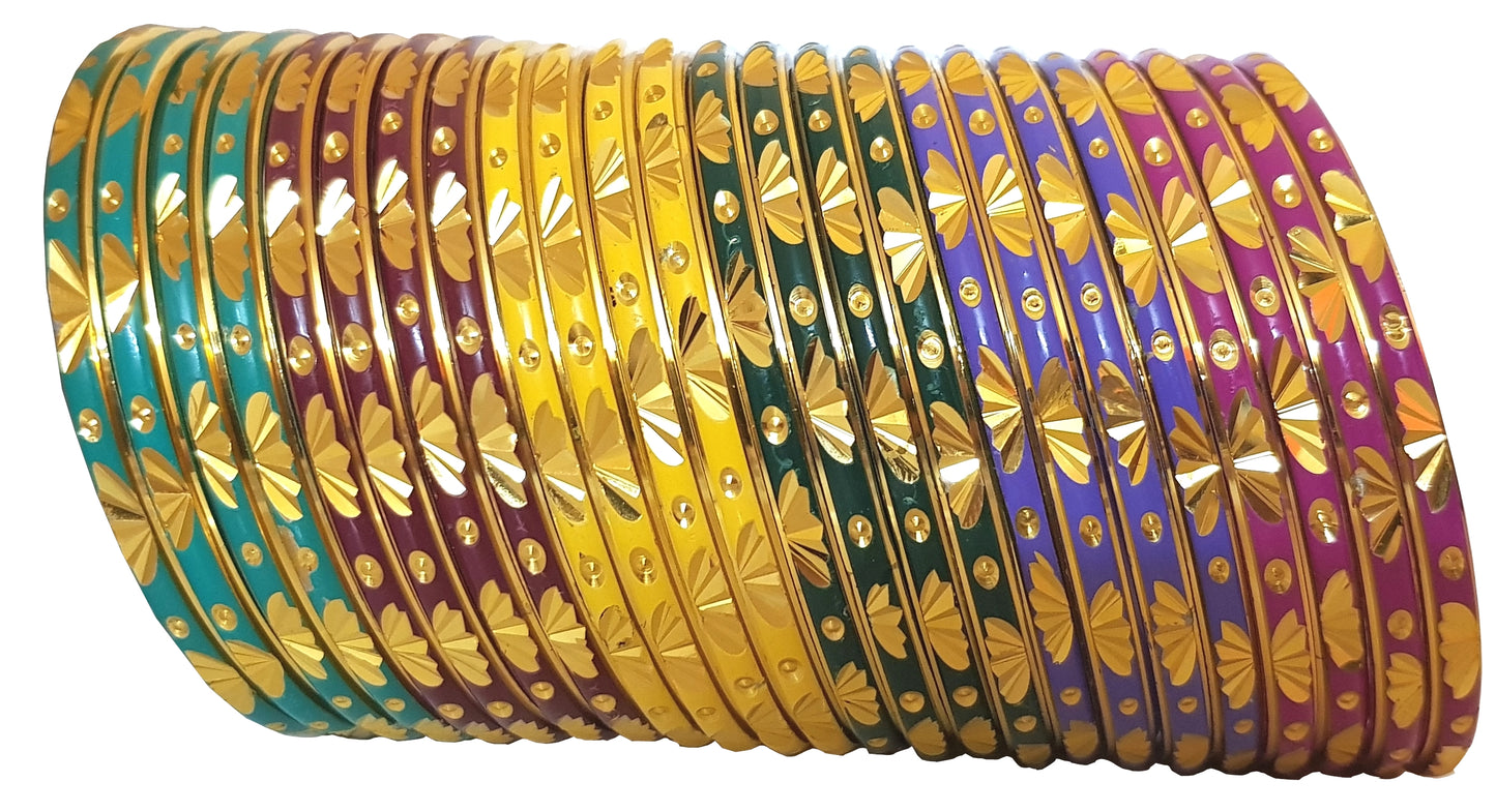 Multicolor Metal Kadas Set