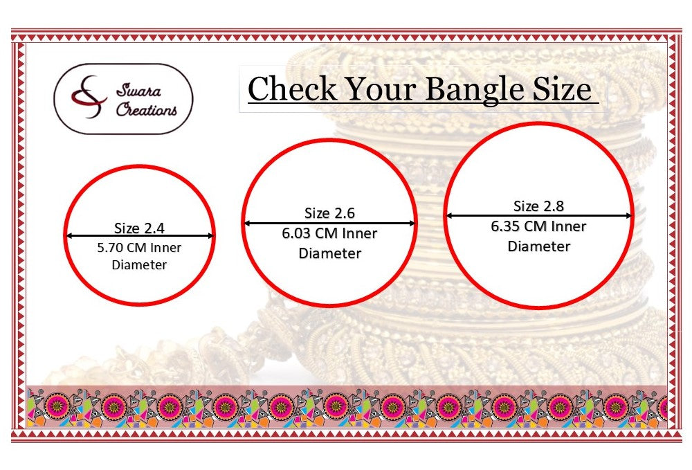 Multicolor Silk Thread Metal Bangle Set