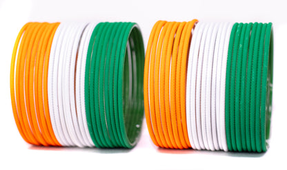 Stone Multicolor Metal Bangles Set