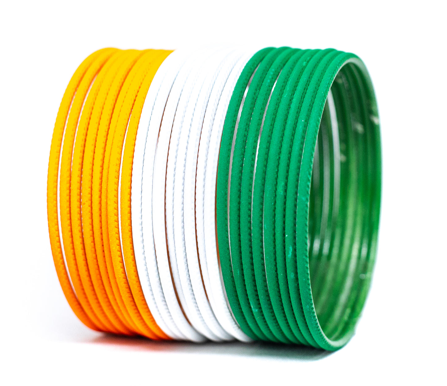 Stone Multicolor Metal Bangles Set