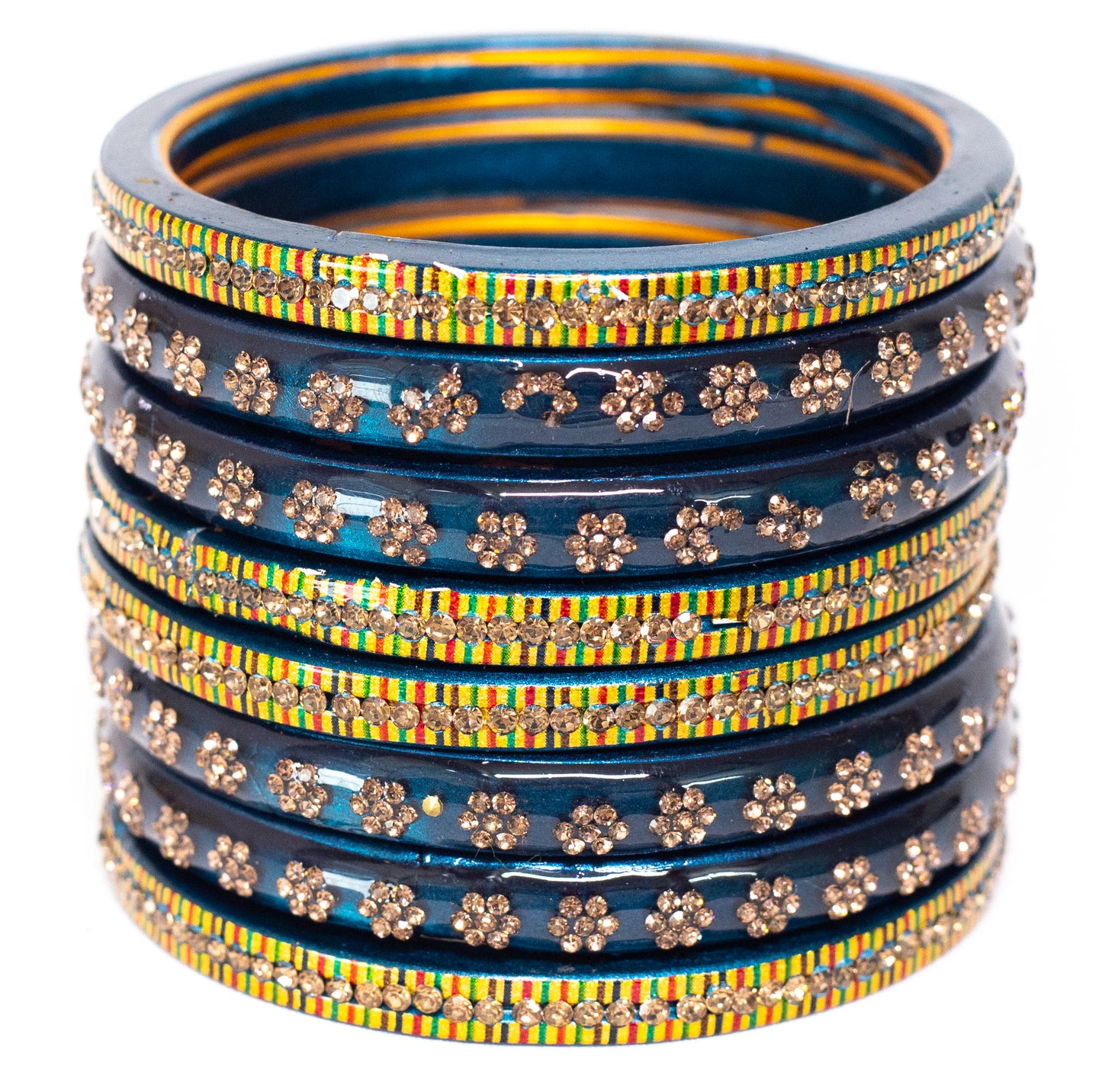 Swara Creations Lah/Lac bangles red color Set SKU(369)
