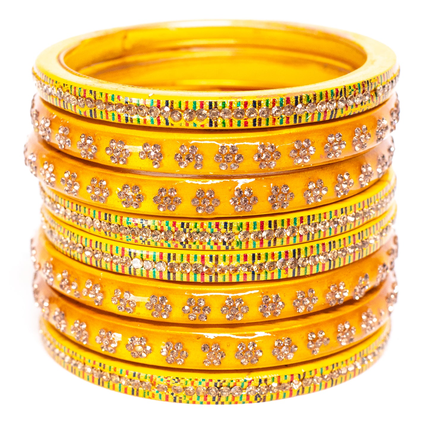 Swara Creations Lah/Lac bangles red color Set SKU(369)