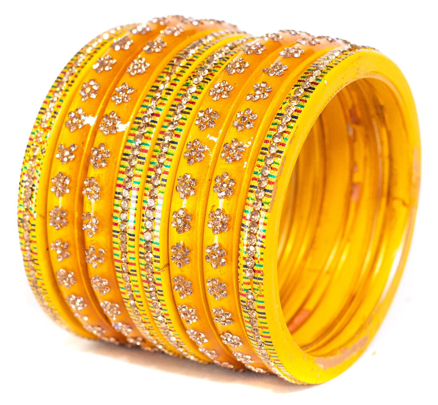 Swara Creations Lah/Lac bangles red color Set SKU(369)