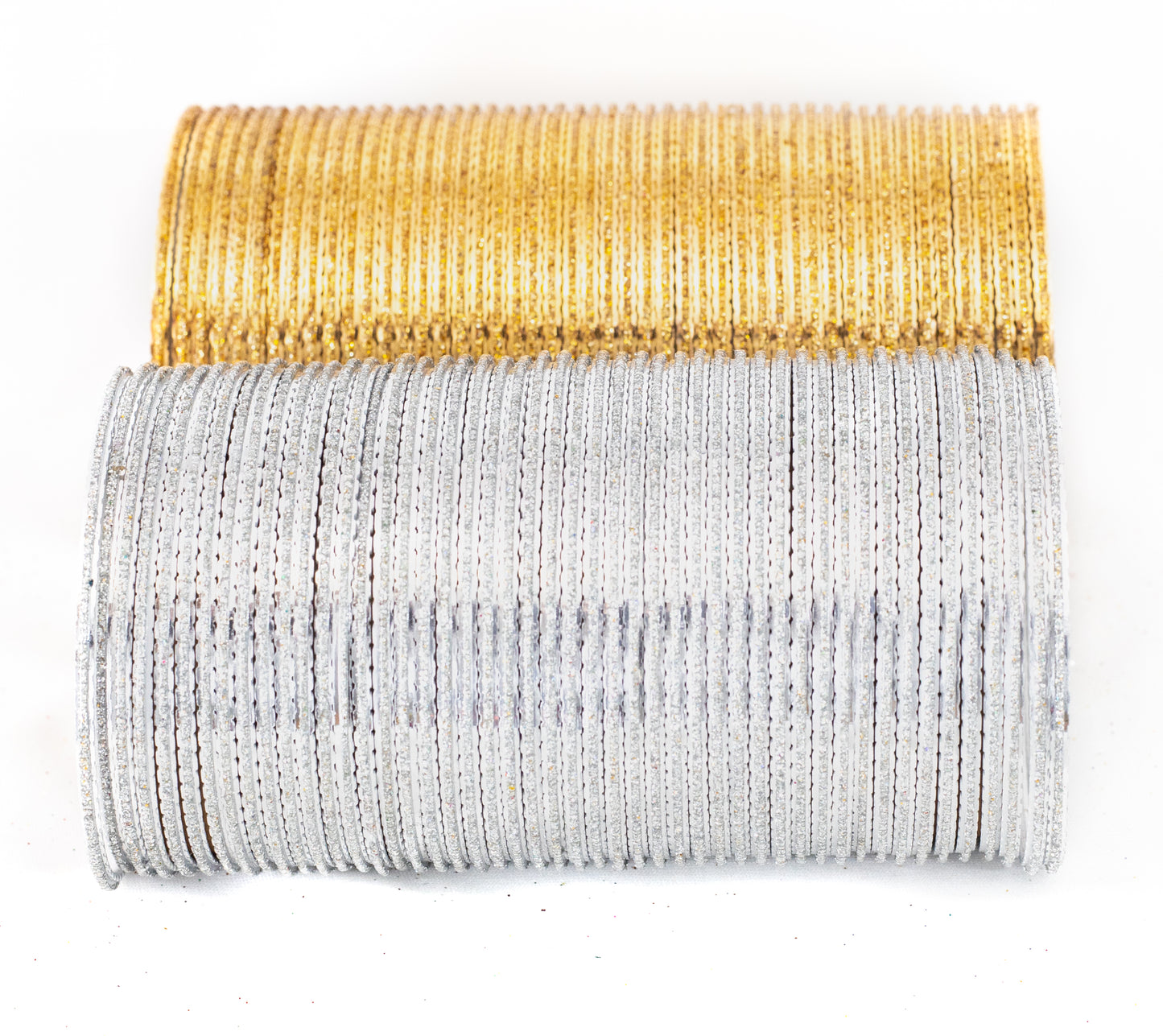 Swara Creations Traditional Metal Bangle/Churi Set,for Women/Girls with Glitter Work