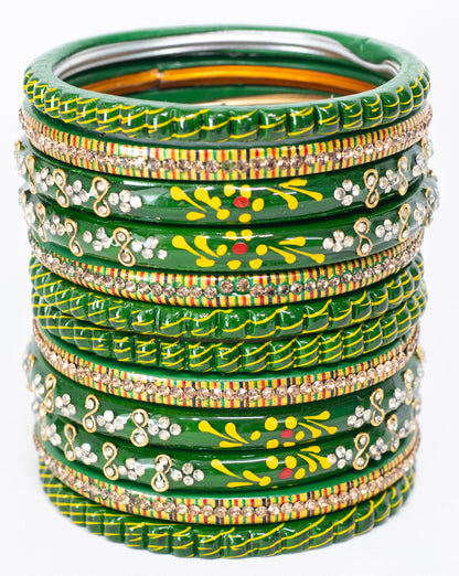 Zircon Multicolor Lah/Lac bangles Set