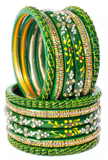 Zircon Multicolor Lah/Lac bangles Set