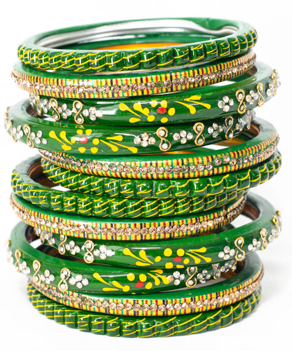Zircon Multicolor Lah/Lac bangles Set