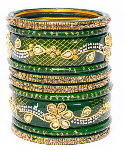 Zircon Multicolor Lah/Lac bangles Set