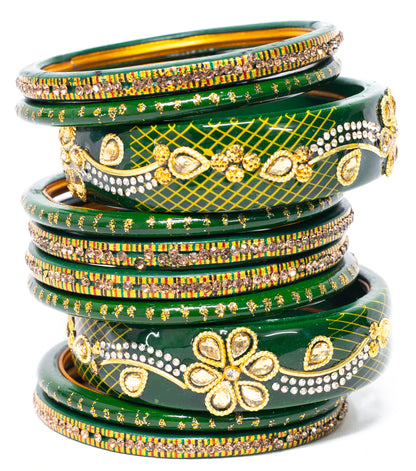 Zircon Multicolor Lah/Lac bangles Set