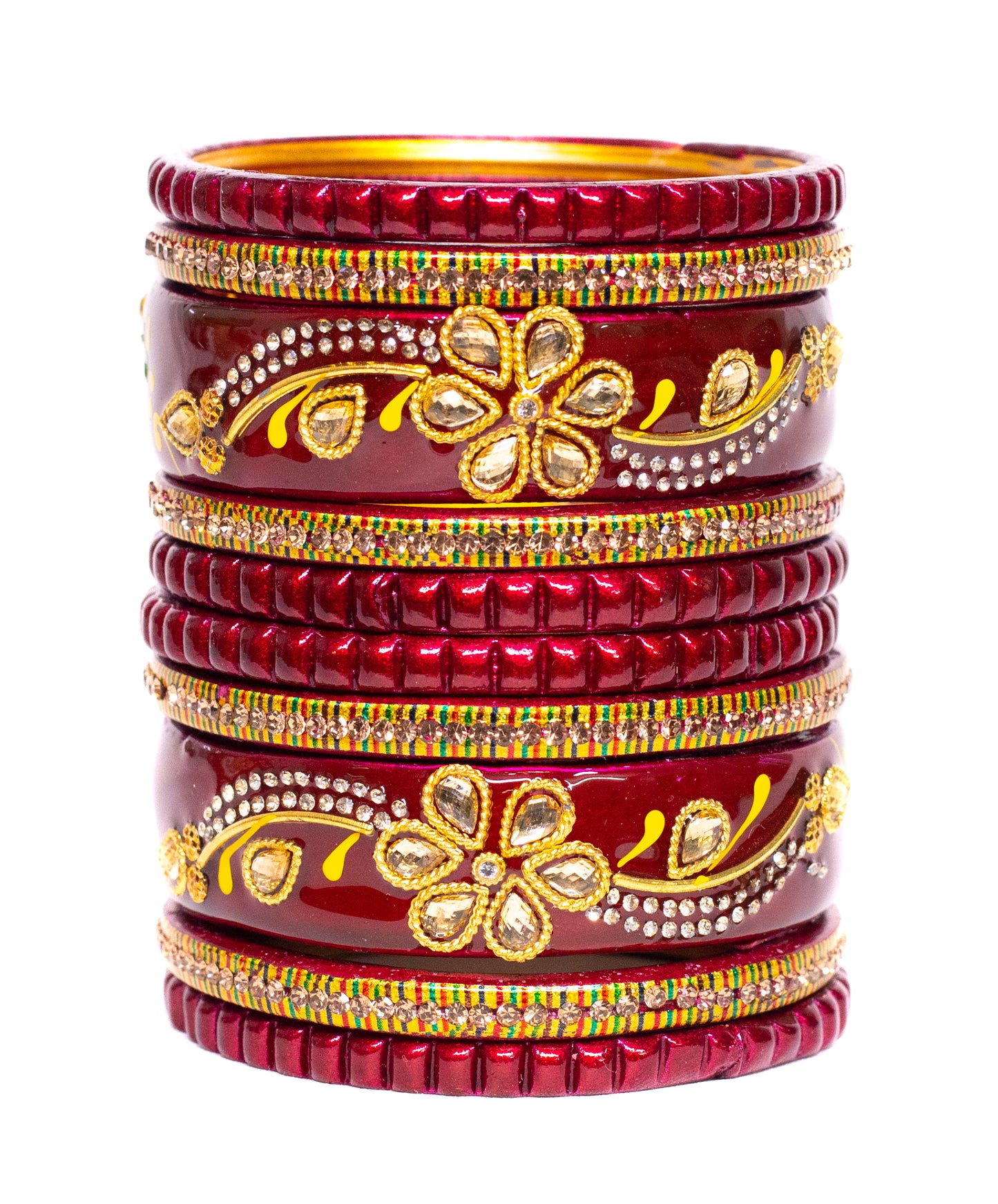 Swara Creations Lah/Lac bangles Set (Sku375)