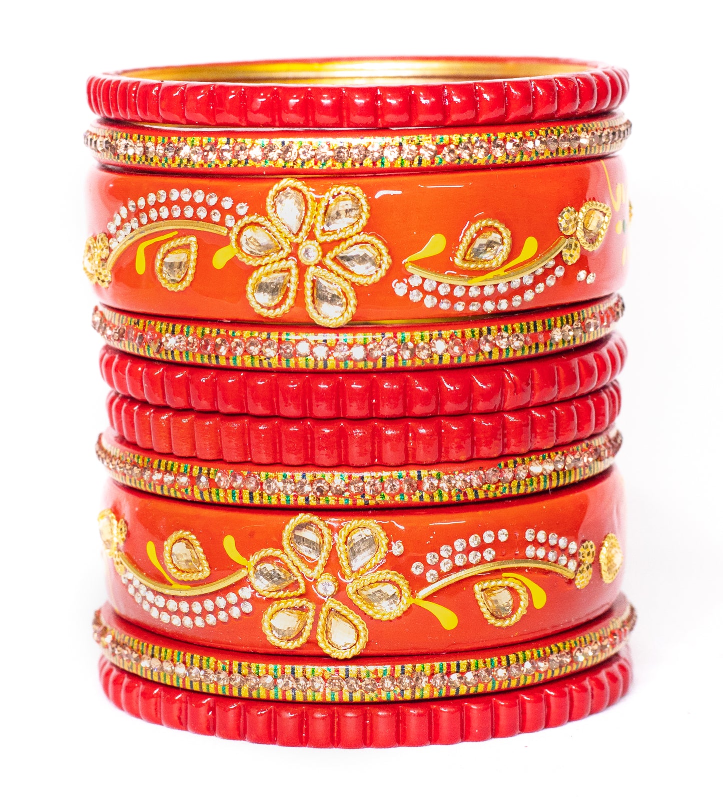 Swara Creations Lah/Lac bangles Set (Sku375)