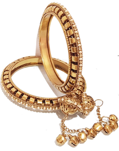 Swara Creations Metal latkan Kadas Set with Women and Girls(2Pc)