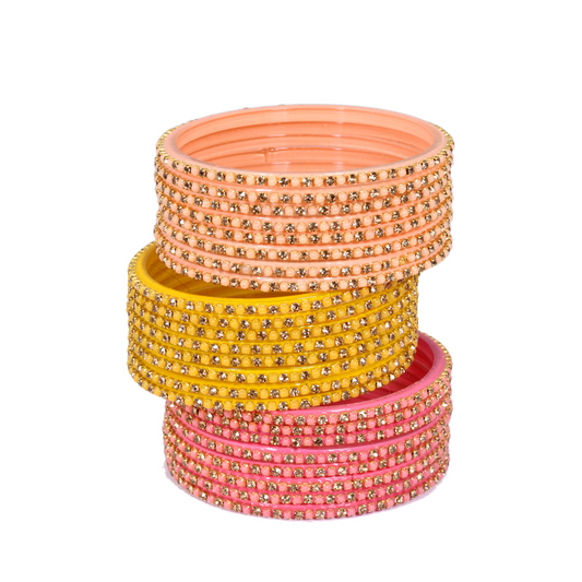 Swara Creations Glass Bangles for women | Fancy & stylish glass bangles for women trendy.(SKU258)