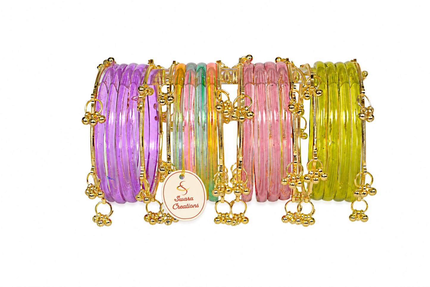 Swara Creations Glass Bangles/Kadas for Women (SKU 297)