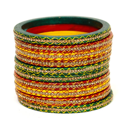 Swara Creations Lah/Lac bangles Set SKU (404)