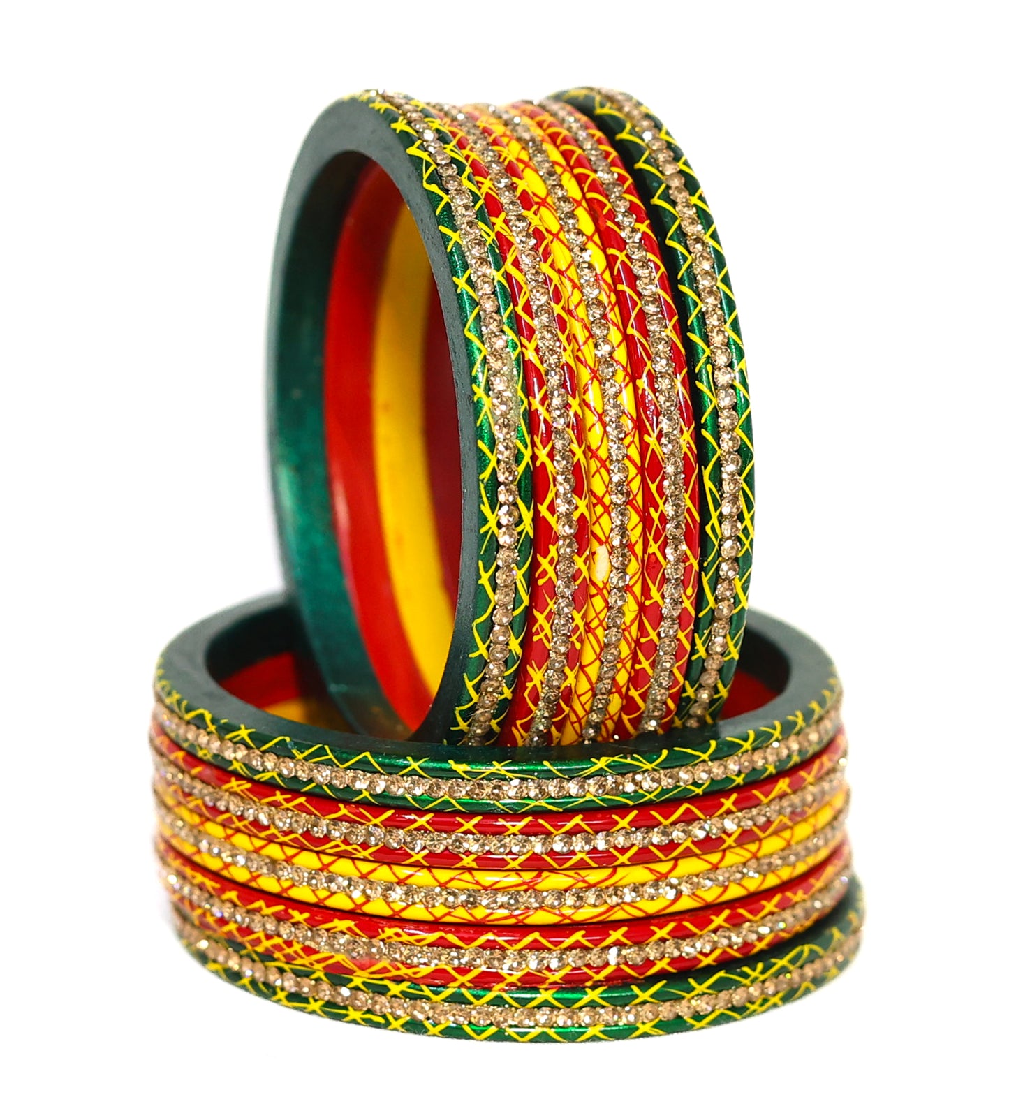 Swara Creations Lah/Lac bangles Set SKU (404)