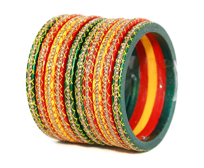 Swara Creations Lah/Lac bangles Set SKU (404)