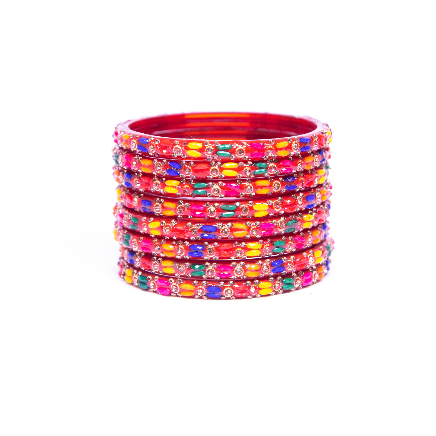 Swara Creations Glass Bangles Set for Special Occasions for Women & Girls(Sku229)