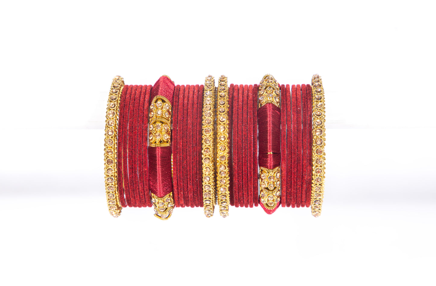 Zircon Multicolor Metal Kadas Set