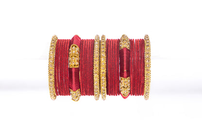 Zircon Multicolor Metal Kadas Set