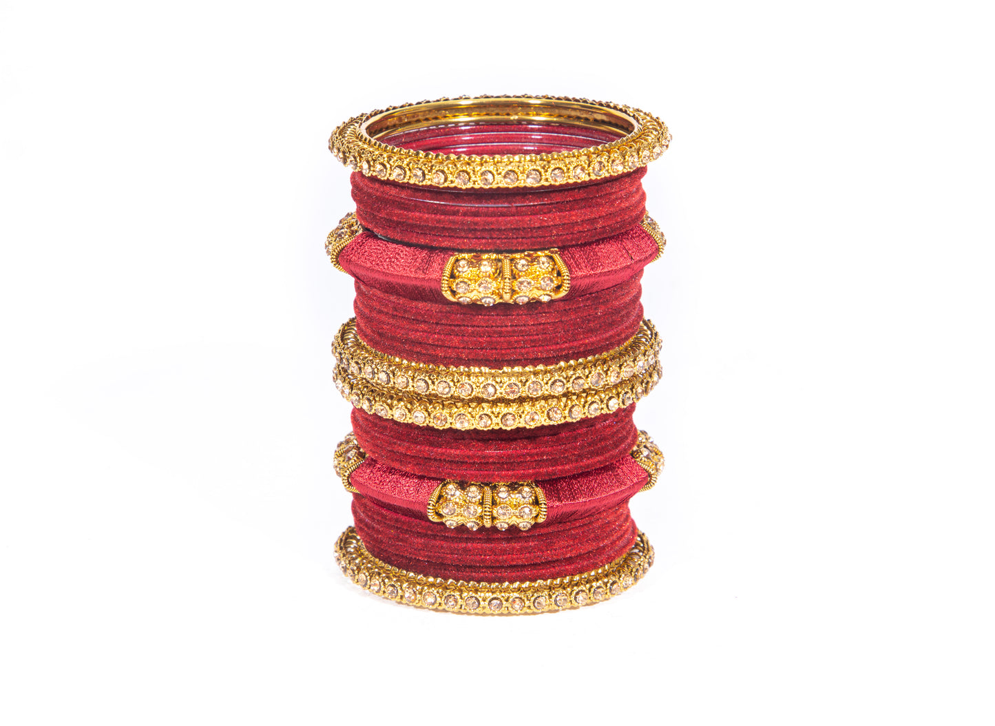 Zircon Multicolor Metal Kadas Set