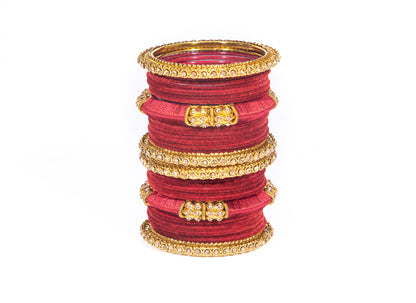 Zircon Multicolor Metal Kadas Set