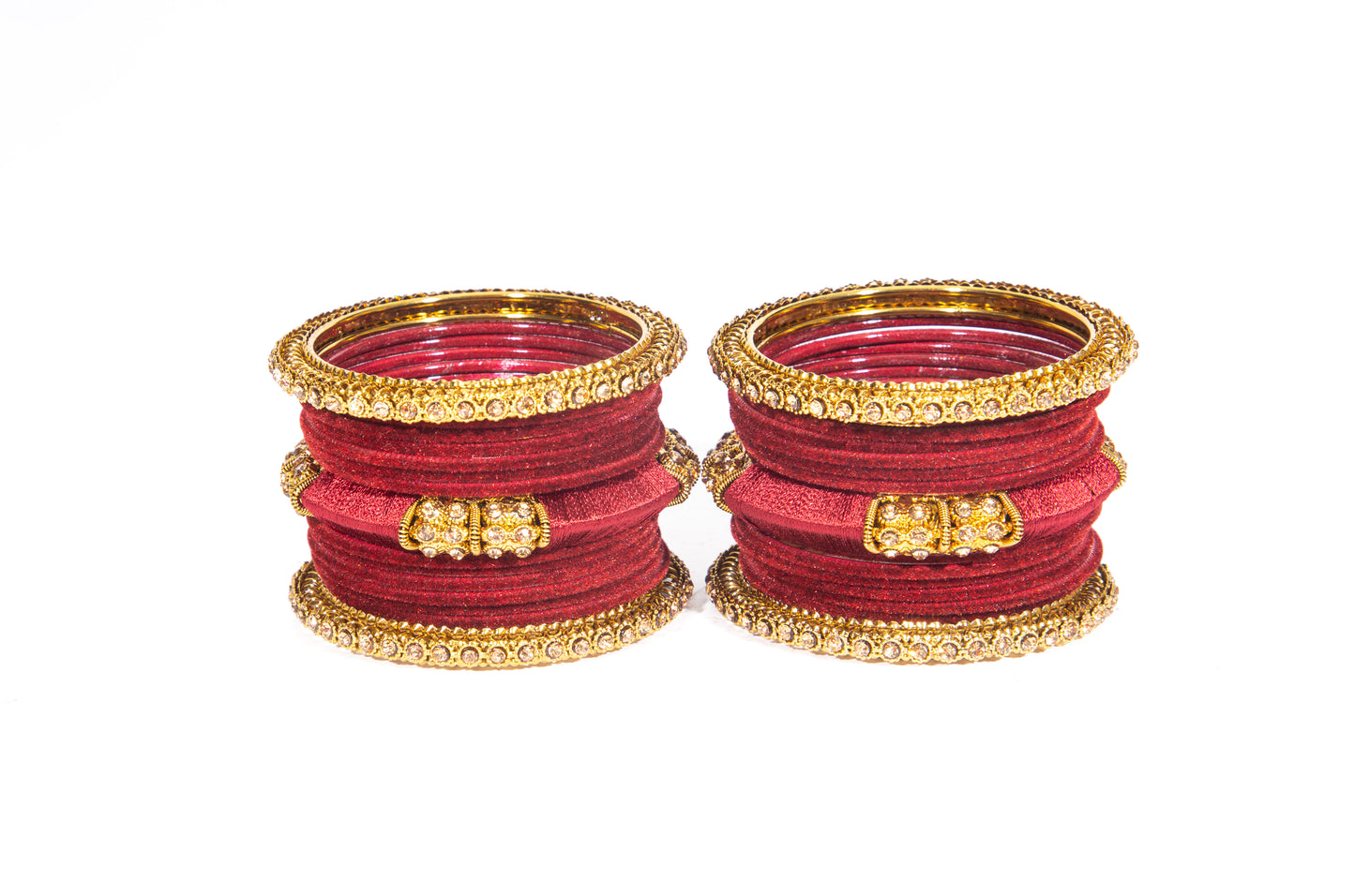 Zircon Multicolor Metal Kadas Set