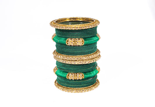 Zircon Multicolor Metal Kadas Set