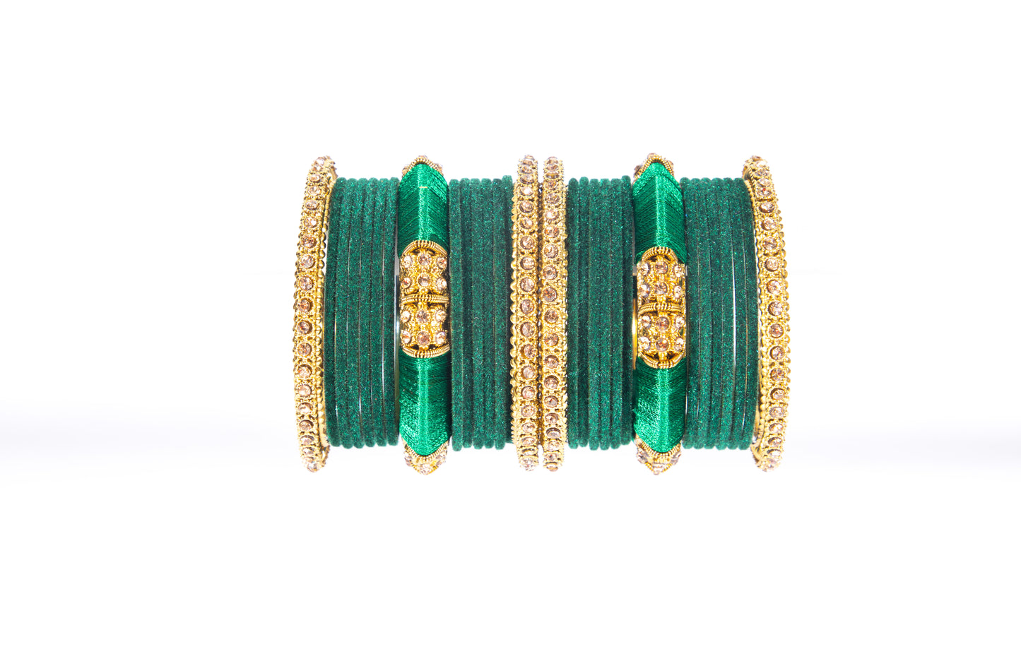 Zircon Multicolor Metal Kadas Set