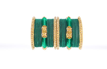 Zircon Multicolor Metal Kadas Set