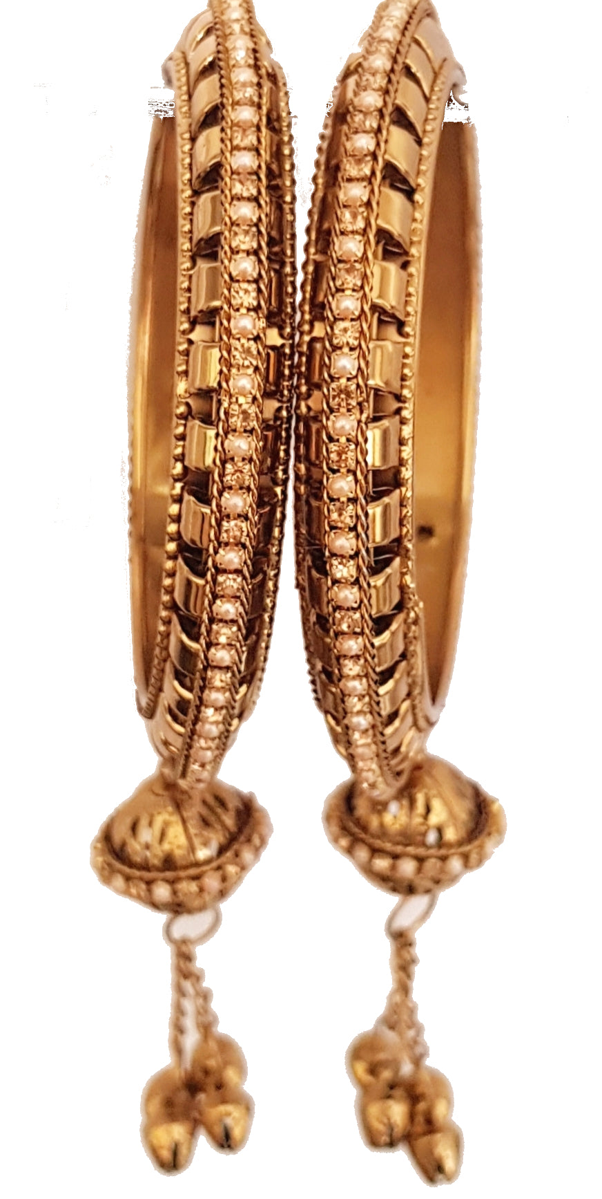 Swara Creations Metal latkan Kadas Set with Women and Girls(2Pc)