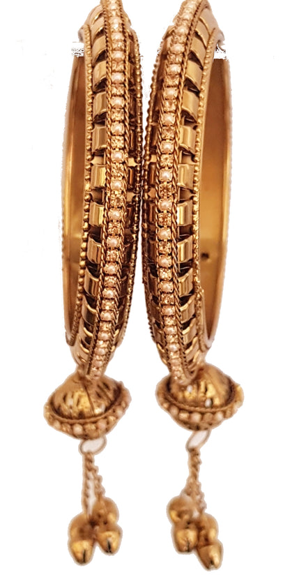 Swara Creations Metal latkan Kadas Set with Women and Girls(2Pc)